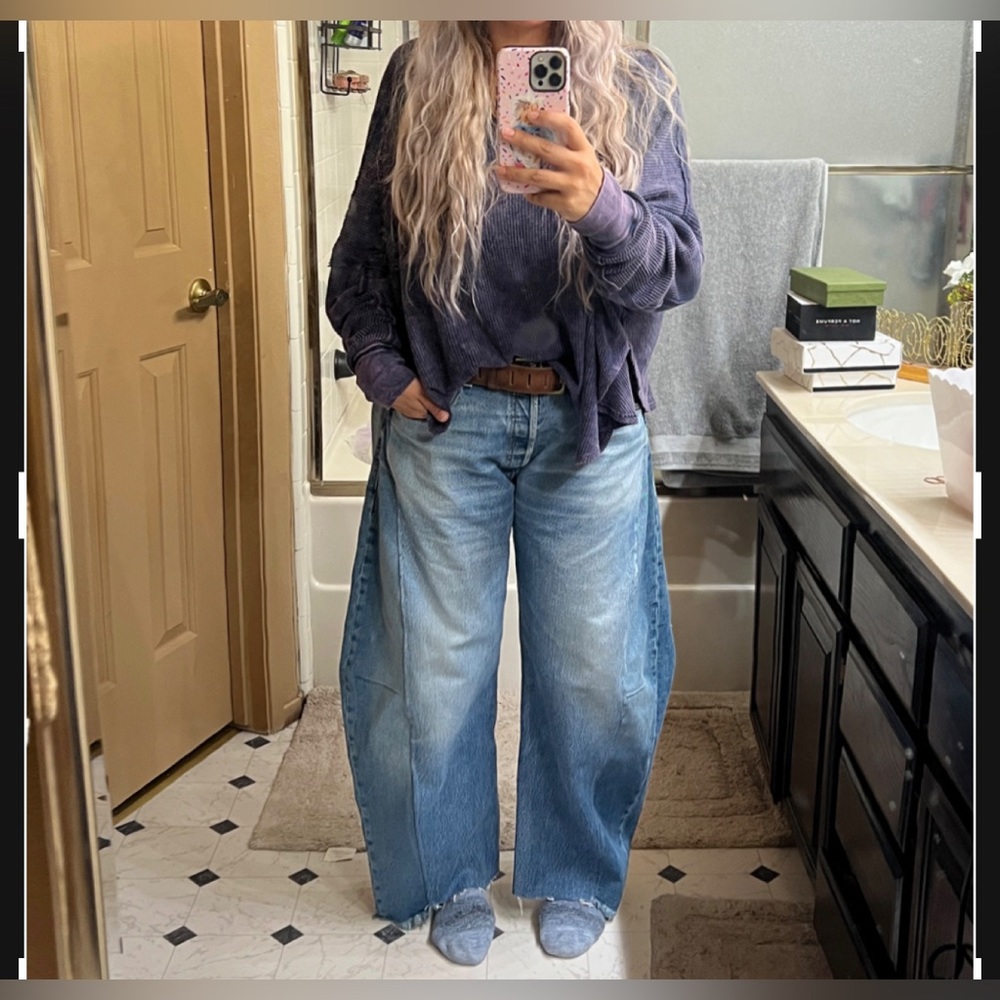 14 32 CUSTOM VINTAGE LEVIS BARREL JEANS Custom made